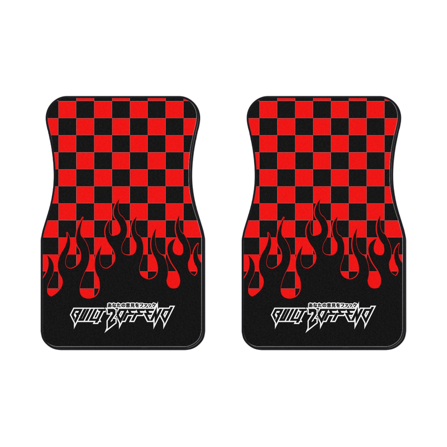 Red JDM Hotboi Floors Mats
