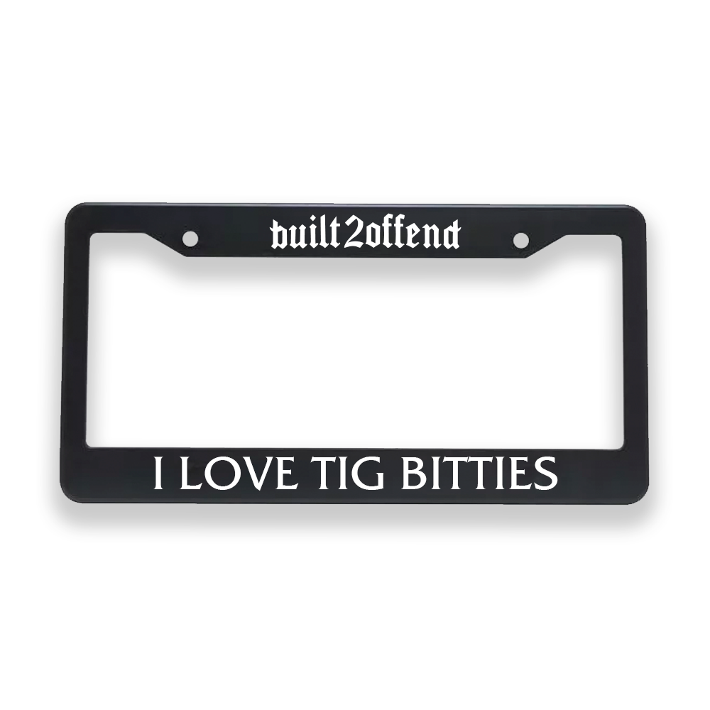 I Love Tig Bitties Plate