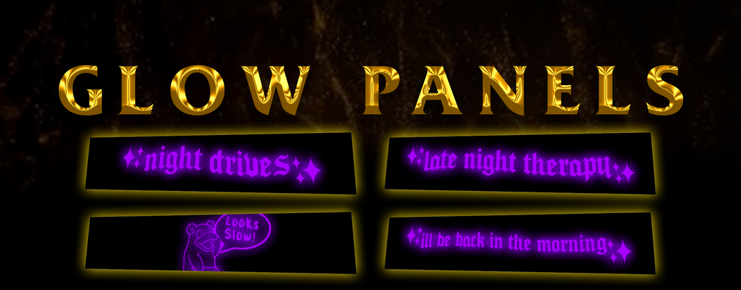 GLOW PANELS – Built2Offend