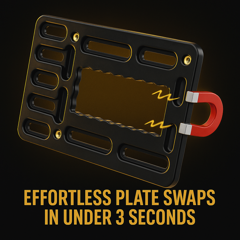 Magic Mount Magnetic License Plate Holder