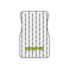 Barbed Wire White/Neon Yellow Floor Mats