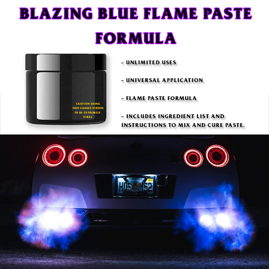 Blazing Blue Flame Paste Formula