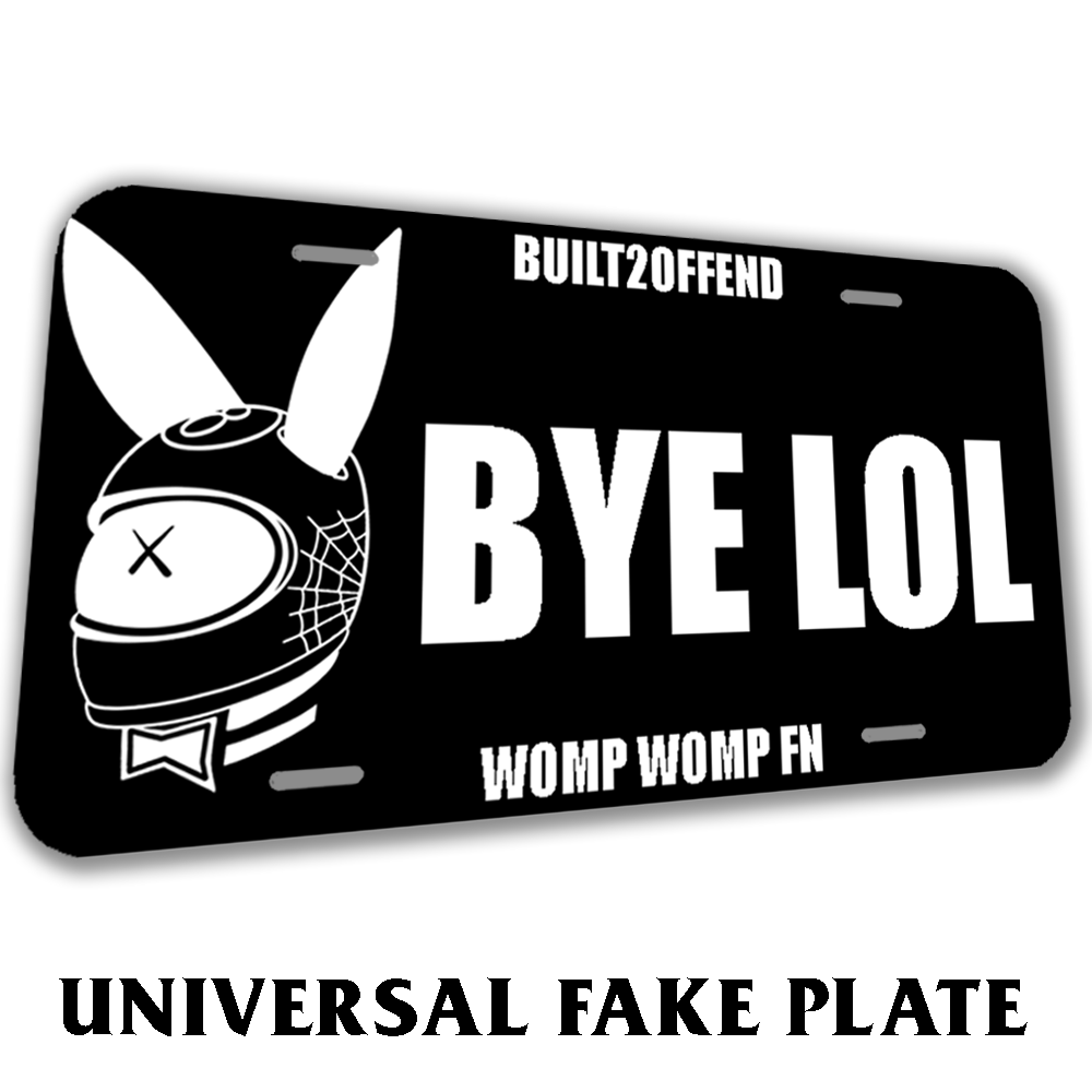 BYELOL Built2Offend Plate