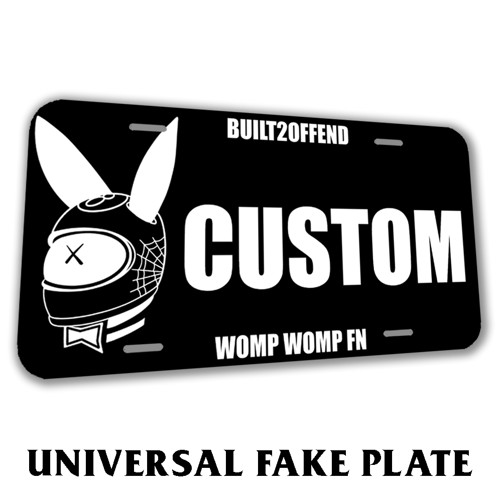 CUSTOM Built2Offend Plate