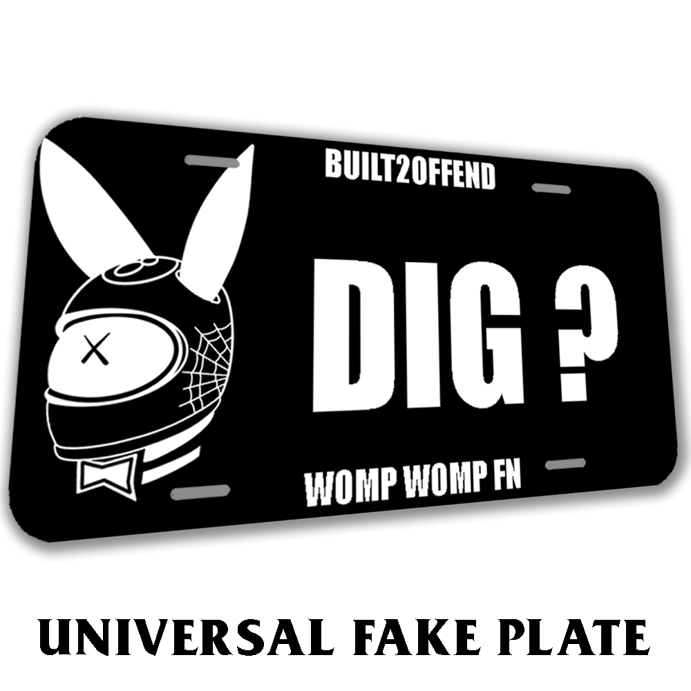 DIG? Built2Offend Plate