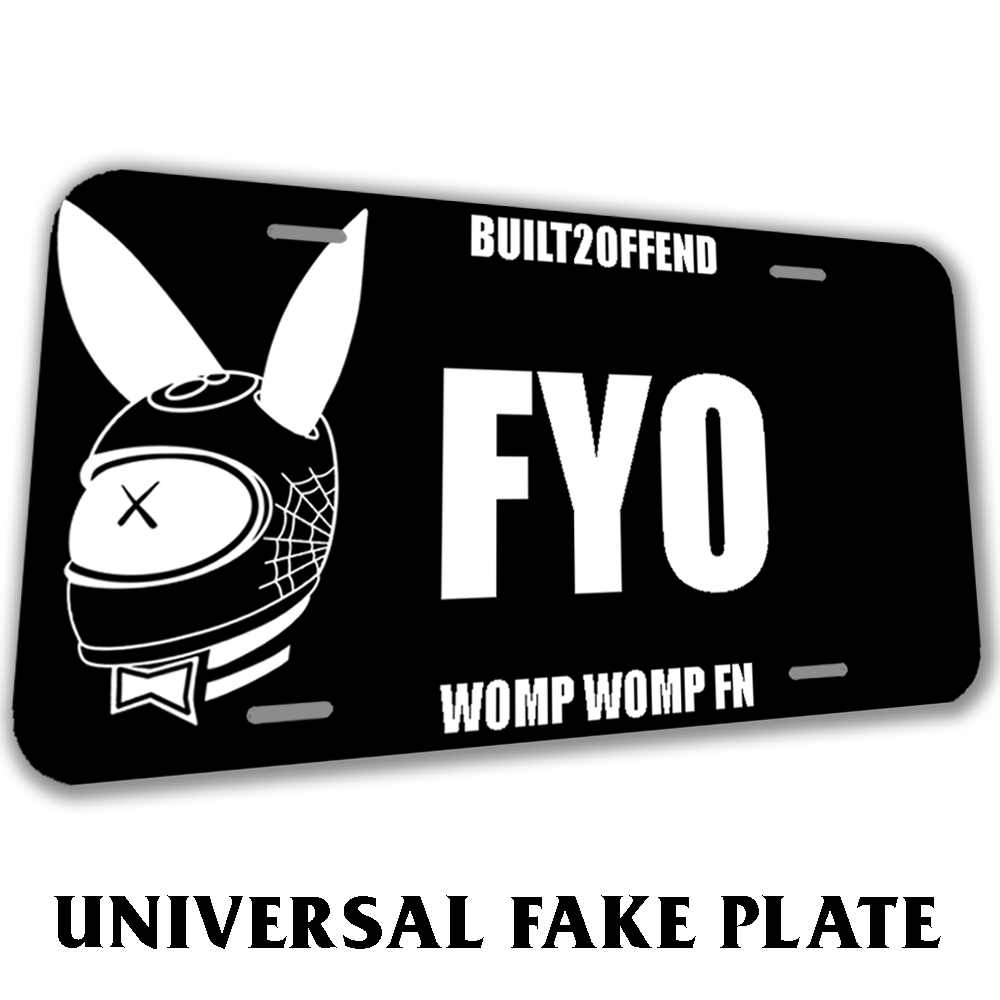 FYO Built2Offend Plate