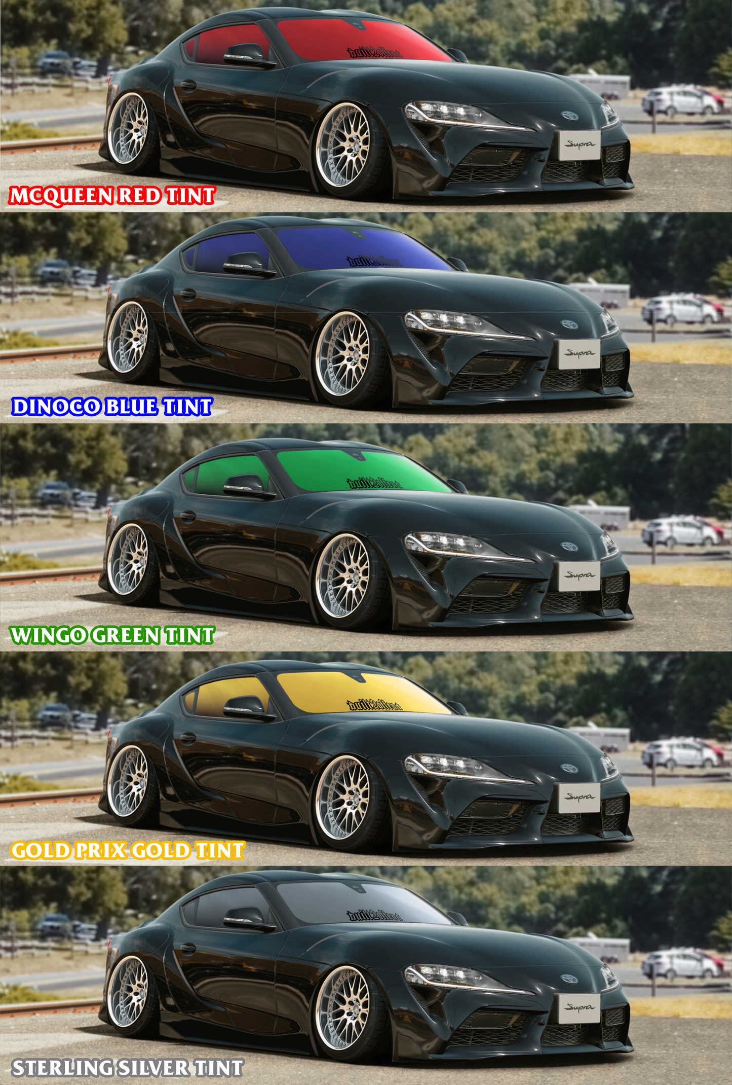 Dinoco Blue Gradient Tint