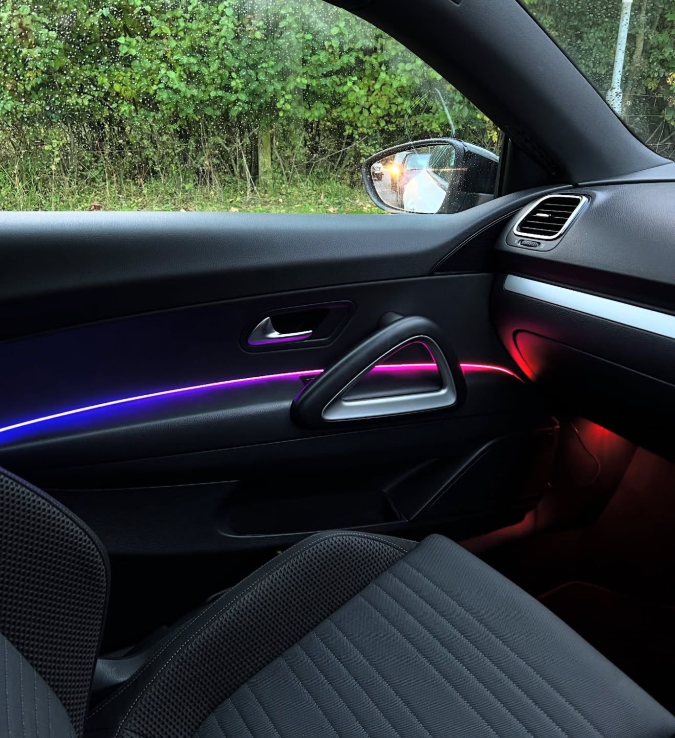 Built2Offend™ GloRide Interior LED Strip – RGBIC Interior Glow, App+Remote, Music‑Sync, Universal Fit