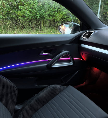 Built2Offend™ GloRide Interior LED Strip – RGBIC Interior Glow, App+Remote, Music‑Sync, Universal Fit