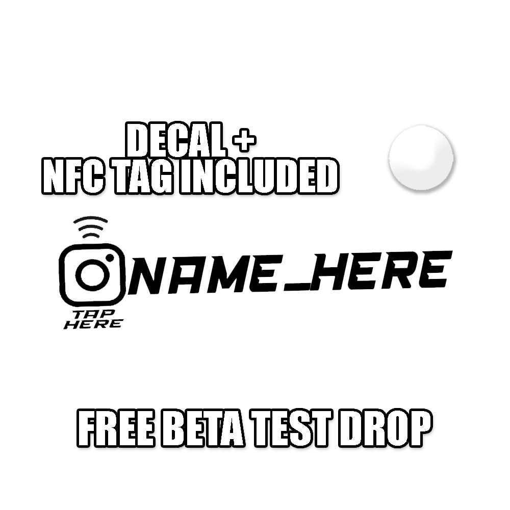 FREE Instagram Username Quick Taps (DO NOT ADD ANY OTHER ITEMS IN YOUR CART ONLY ADD ONE)