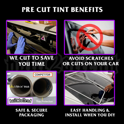 Precut Removeable Chrome Tint Colors
