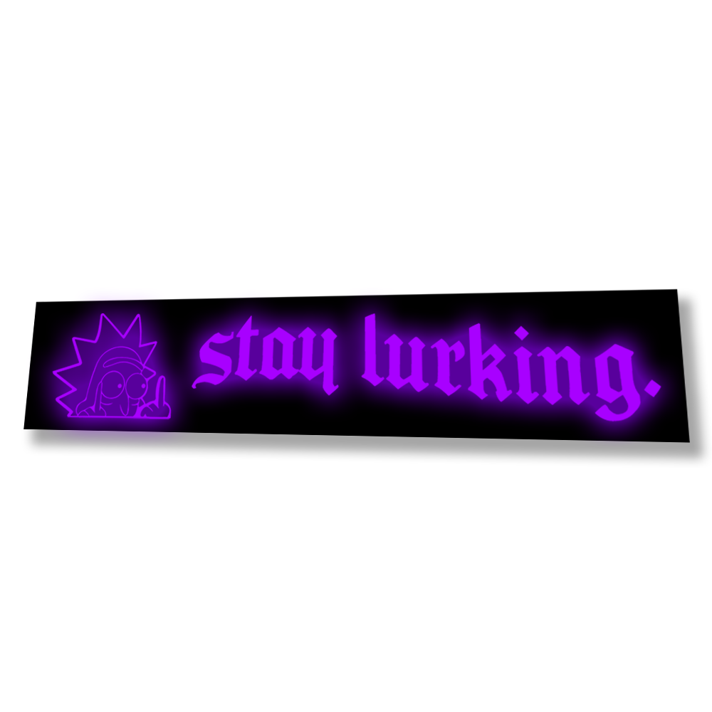 Rick & Lurking LED Glow Panel