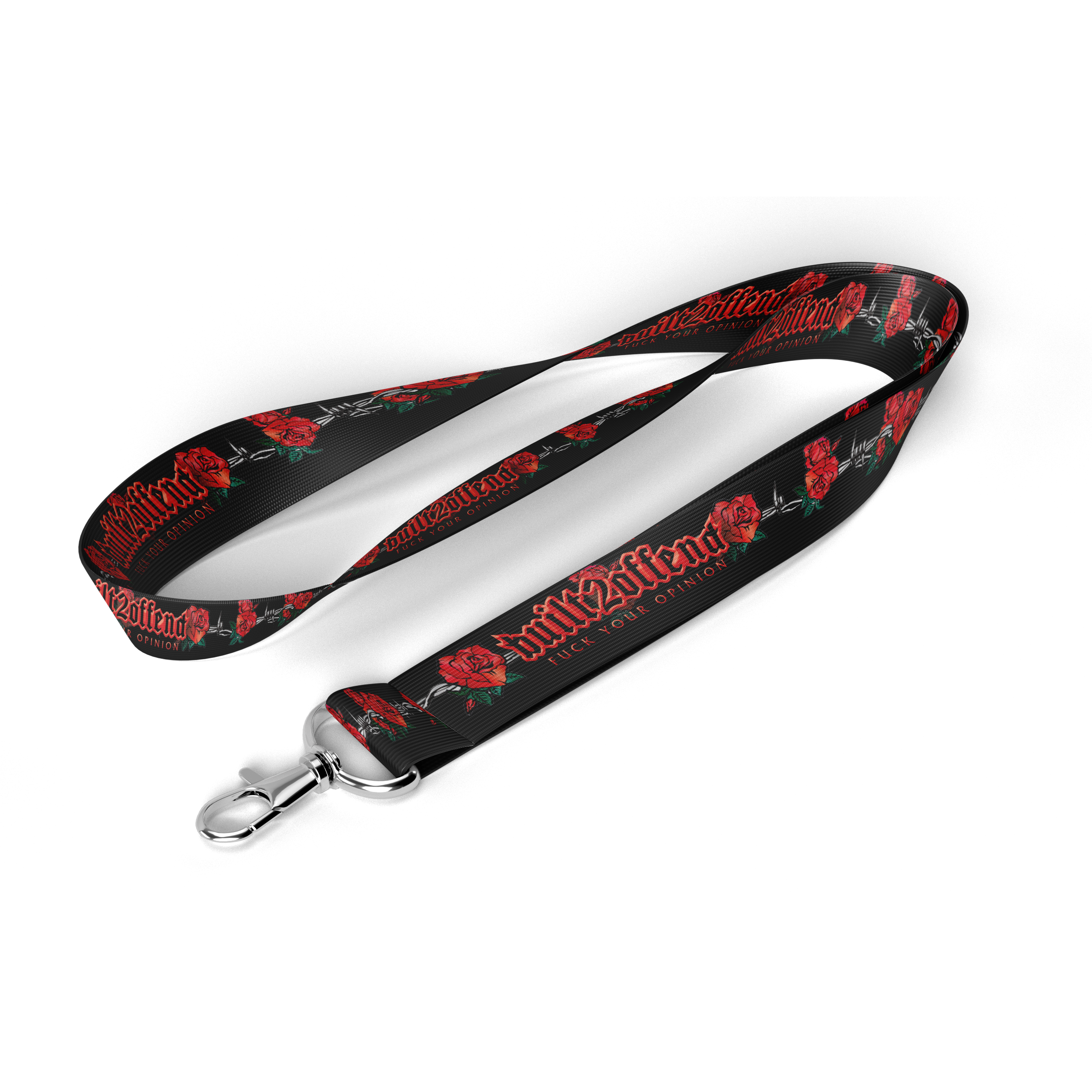 Guarded Rose Lanyard