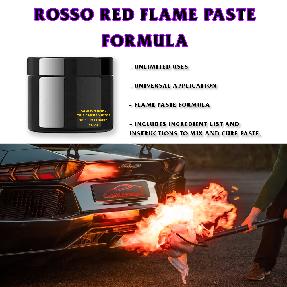 Rosso Red Flame Paste Formula