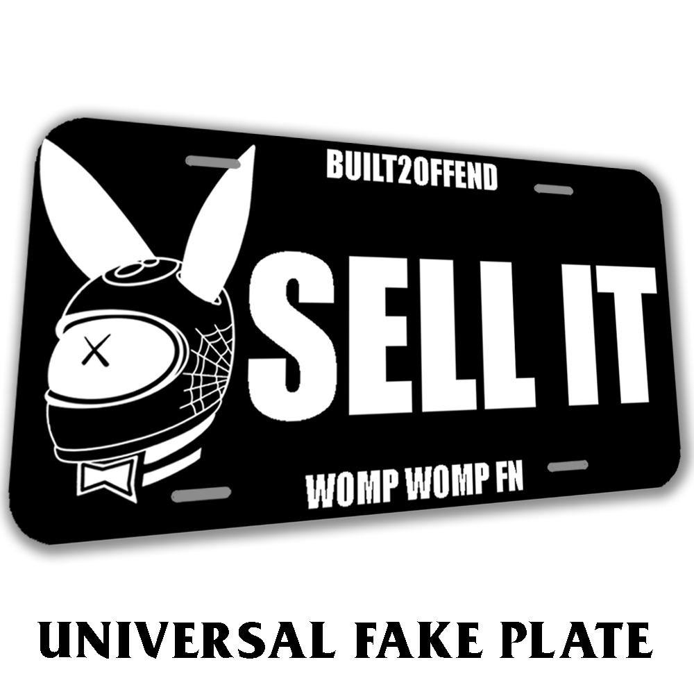 SELL IT Built2Offend Plate