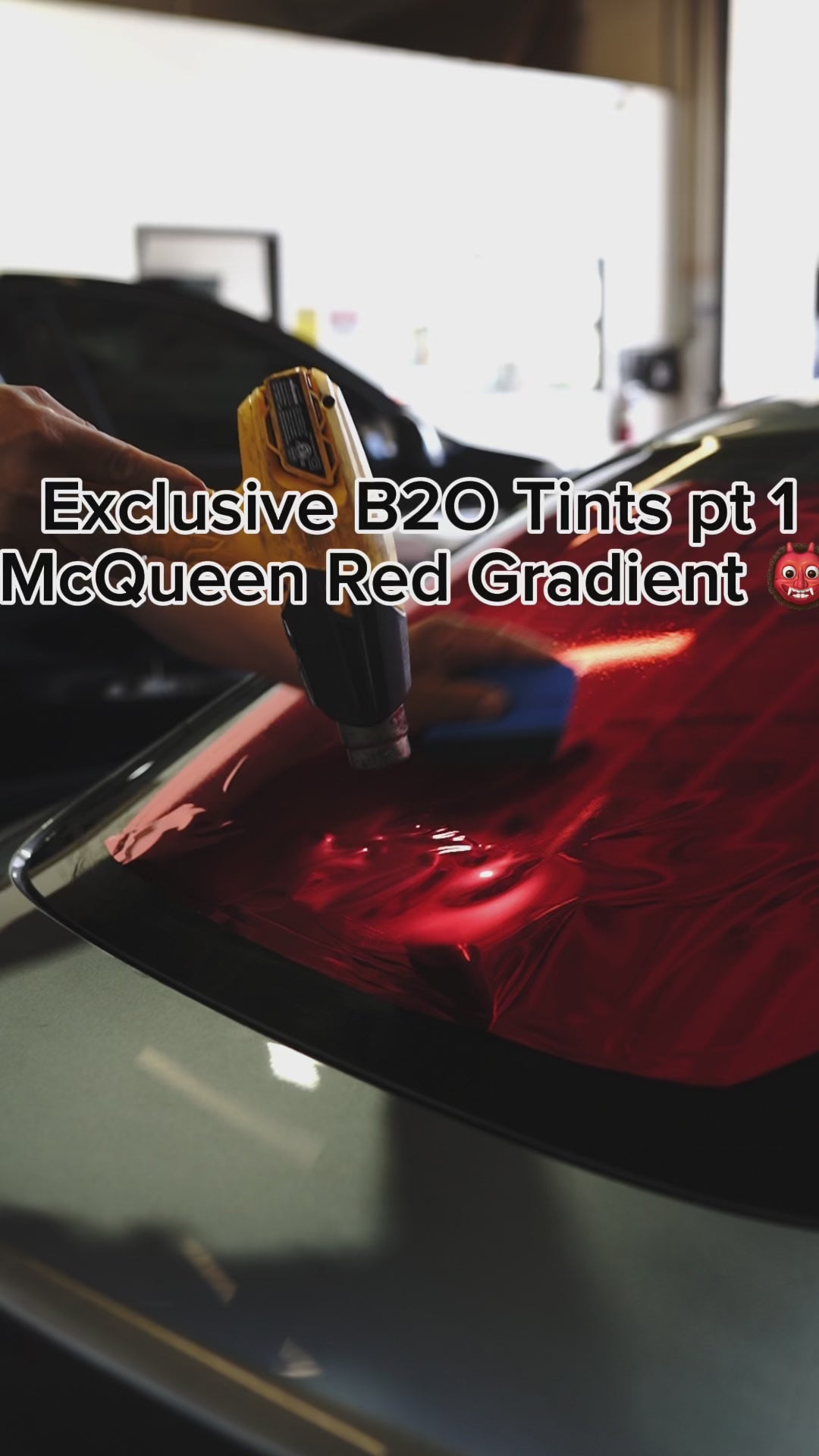 McQueen Red Graident Tint