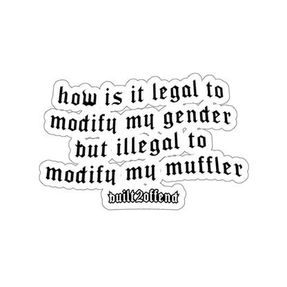 Modify Gender Sticker