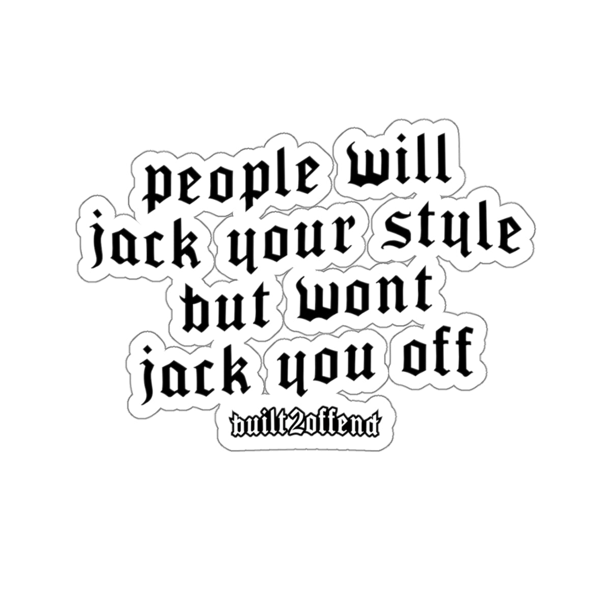 Jack Your Style Sticker