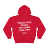 Drive Drunk Text Hoodie