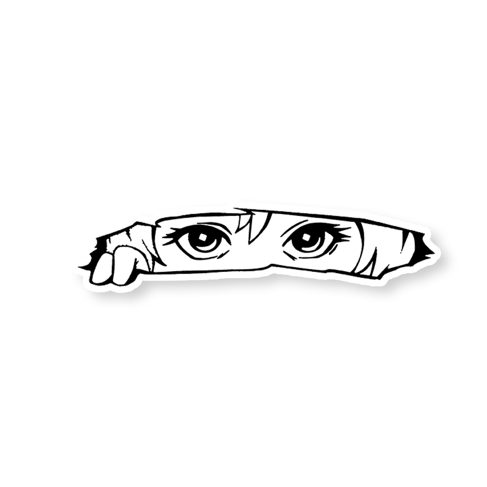 Anime Peeker Sticker