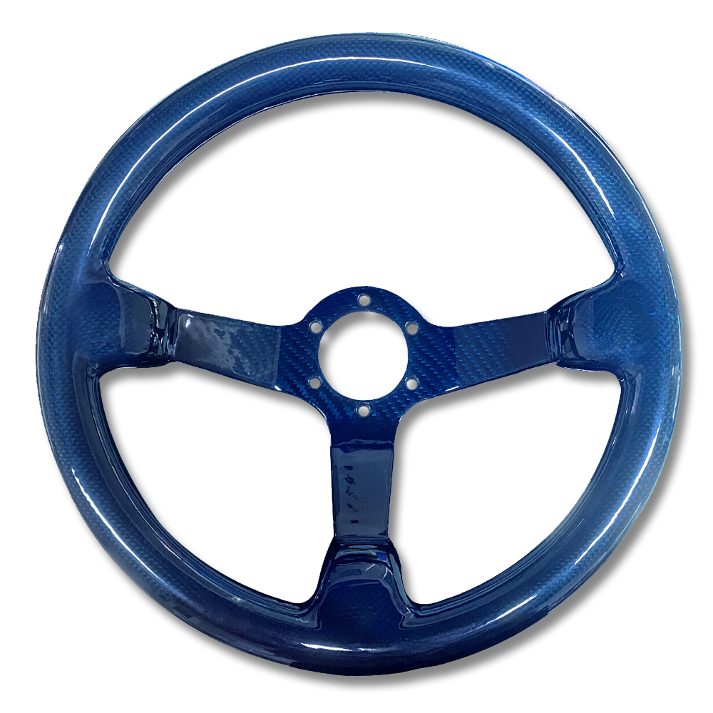 Full Blu Carbon Steering Wheel