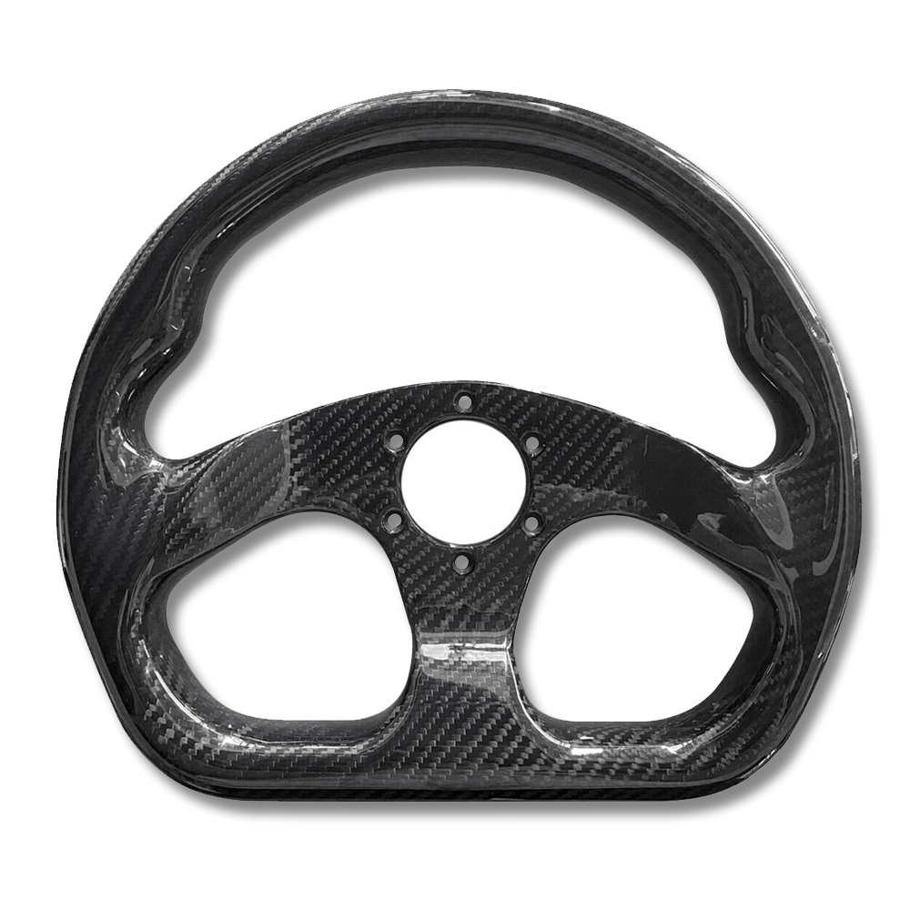 Flat Bottom Full Carbon Steering Wheel