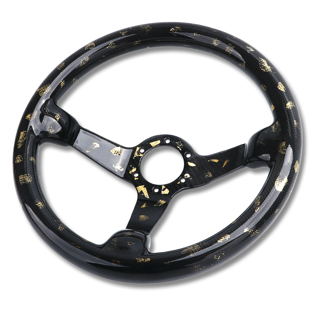 Gold Leaf Carbon Steering Wheel