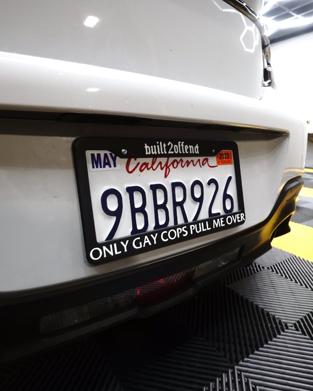 Only Gvy Cops Pull Me Over Plate