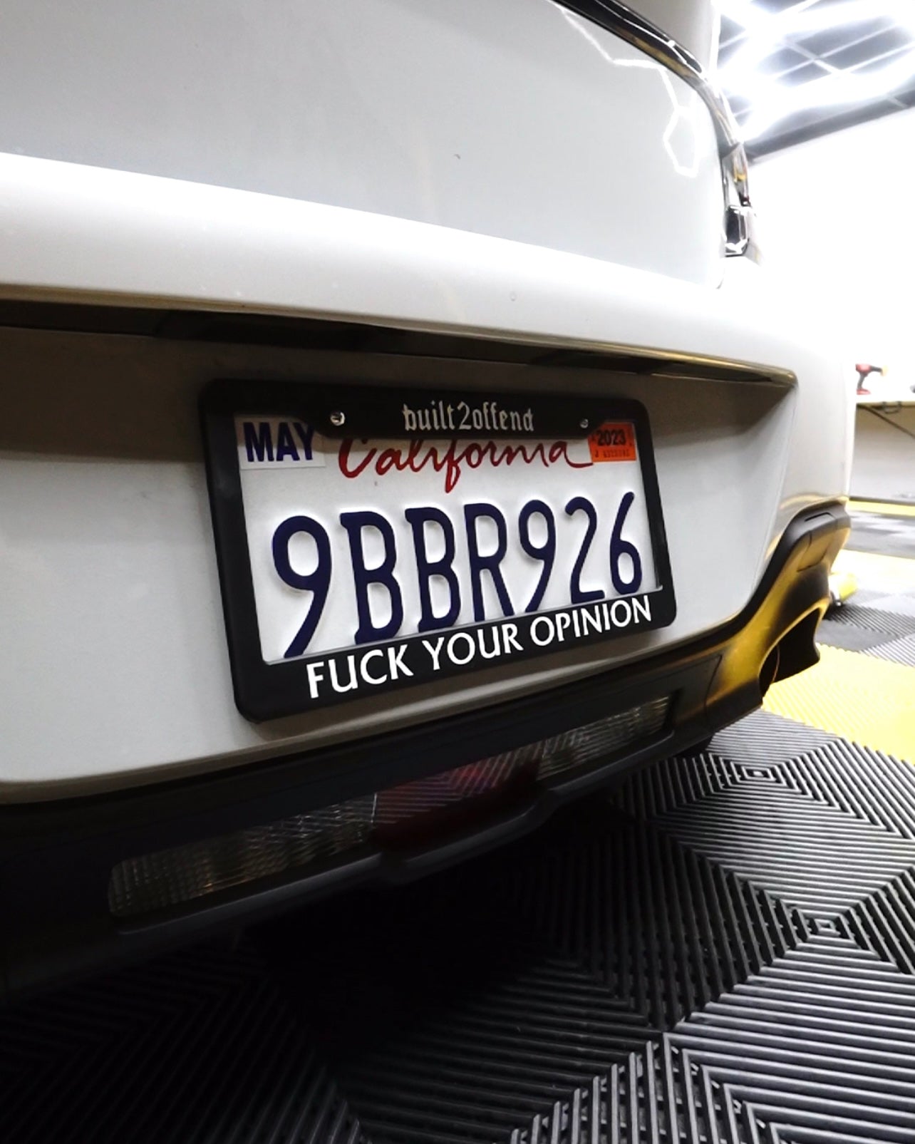 F Your Opinion Plate