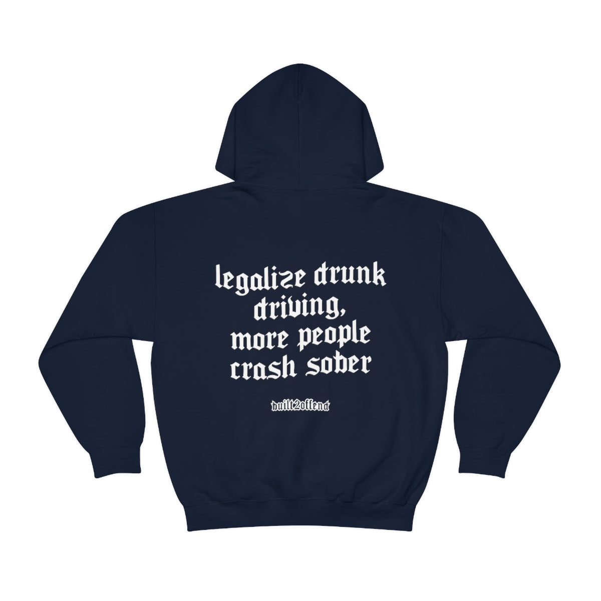 Drive Drunk Text Hoodie