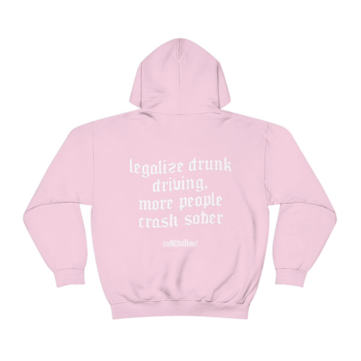 Drive Drunk Text Hoodie