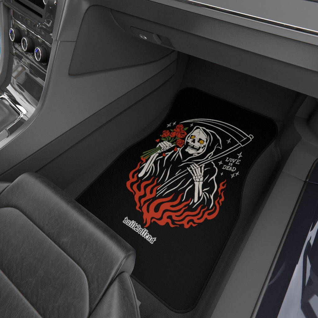 Love Is Dead Floor Mats (2pc)