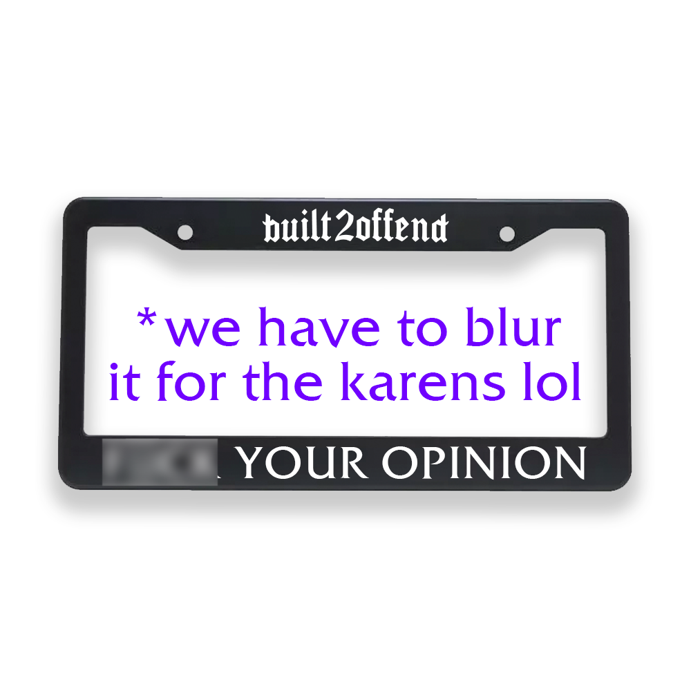 F Your Opinion Plate
